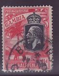 Gambie Gambia 1 1/2d Elephant Bathurst cancel