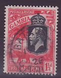 Gambie Gambia 1 1/2d Elephant Bathurst cancel