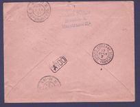 Guinee Entier Postal 25c avec rare cachet Phamohe et date manuscrite 13 JAN 1902 pour La Hague Pays-Bas RARE