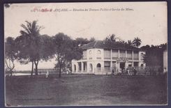 Guinee Carte Postale avec 10c Faidherbe cachet Matadi a Bordeaux 1 9 10  Rare  pour Pau  Izerte