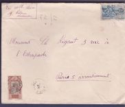 Guinee Grande Lettre avec 1F50 Exposition Coloniale + 50c Gue de Kitim pour Paris  France  31 OCT 31