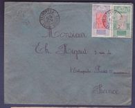 Lettre Guinee 40c + 10c Gue de Kitim obl Wabe  22 MAR 30 pour Paris  France