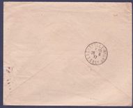 Lettre Guinee 15c +50c Gue de Kitim obl Conakry 12 AOU 30 pour Paris reexp La Chapelle