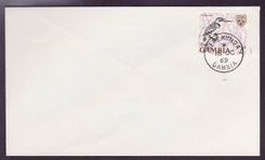 Gambie Gambia Rare Serekunda on 1969 cover (bird  oiseau)
