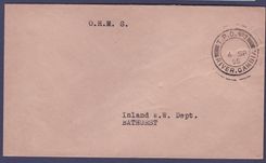 Gambie Gambia TPO #2 canc dated 4 SP 55 to Bathurst  Rare