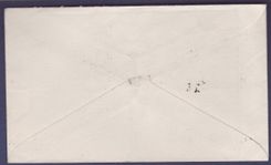 Gambie Gambia BASSE cover (small office) with Elephant values dated 8 FE 47 to Grimsby England