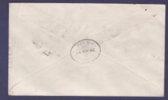 Gambie Gambia GVI set with pair with rare KUNTA-Ur cancellation  dated 1947  to Grimsby  England