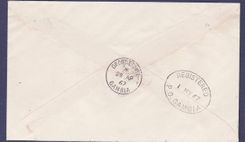 Gambie Gambia Registered cover with pair of 4d Kulangjango bird issue can Georgetown 28 AR 1967 to Bathrust (oiseau)