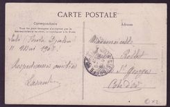 Carte Postale Guinee Berger Pulas avec Rare cachet Telegraphique Labbe 11 MAI 07