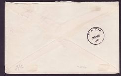 Gambia Gambie Cover addressed to UK with 4d and 7 1/2d Elephant adhesived on Dakar a Toulouse route  Scarce. Dated NOV 1