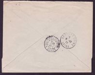 Haut Senegal & Niger Lettre avec 10c Gouverneur Ballay cad Bamako OCT 11 pour Neuilly sur Seine  France