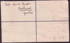 Gambia Gambie Registered Letter with 3d Elephant value dated 1929 to Champel  Geneve  Switzerland