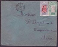 Guinee Lettre 10c + 40c cad Labe MARS 30 pour Paris  France