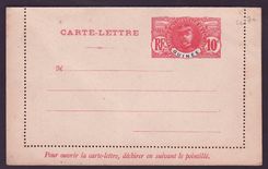 Guinee Entier Postal Type Groupe 10c  Gouverneur Ballay Neuf