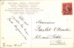 CPA Fantaisie Fleurs Poissons 1er Avril 