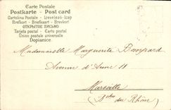 CPA Fantaisie Fleurs Trefles 