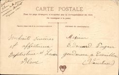 CPA Fantaisie Fleurs Oiseau 