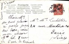 CPA Fantaisie Fleurs Enfant 