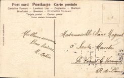 CPA Fantaisie Fleurs Colombes Amitie 