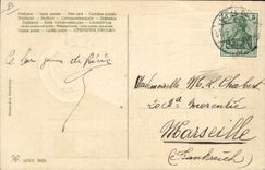 CPA Fantaisie Homme buvant au goulot (en relief) 