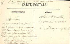 CPA Dentelle Dentelliere Mouchoir Chateau et palais de justice Alencon 