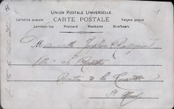 Vintage Postcard Fantasy Woman Cavalieri Theater (metallized chart) SIGNAL