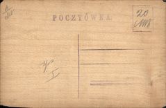 Vintage Postcard Fantasy Flowers Eagle (chart out of wooden)