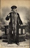 CPA Louis Coulon ancien mouleur aux usines St Jacques a Montlucon ne a Vandenese Nievre Longueur de la barbe 3 metres 