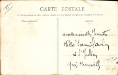 Postal Caballo Equitación Hípica al campo de Mailly la limpieza Militaria