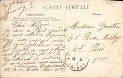 Postal Caballo Equitación Hípica el parque de los caballos al Campo de Cercottes