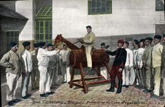 CPA Cheval Equitation Hippisme Cavalerie Dragons Premieres notions d'equitation 