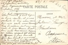 CPA Cheval Equitation Hippisme La vie sur le front L'ecurie Militaria