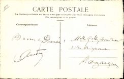 CPA Fantaisie Fleurs Annee 1916 (dessin a la main) 