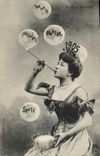 Vintage Postcard Fantasy Woman Year 1905