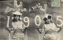 Vintage Postcard Fantasy Women Year 1905