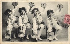 Vintage Postcard Fantasy Women Year 1906