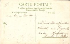 CPA Fantaisie Fleurs Annee 1905 