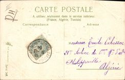 CPA Fantaisie Fleurs Annee 1905 Trefles 