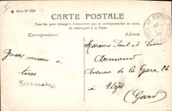 Vintage Postcard Fantasy Flowers Year 1906 Children