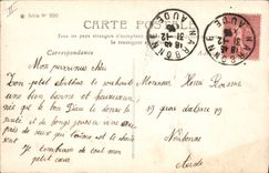 CPA Fantaisie Fleurs Annee 1906 Enfants 