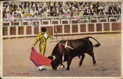 CPA Corrida Course de taureaux Un pase natural 