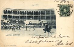 CPA Corrida Course de taureaux El paseo 