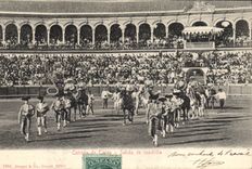 CPA Corrida Course de taureaux Salida de cuadrilla 