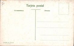 Postal Corrida Corrida de toros Paso de muleta por alto