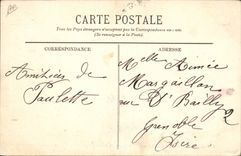 Vintage Postcard Warship the Saint Louis Armours has turrets