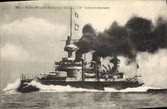 CPA Bateau de Guerre Saint Louis Cuirasse d'escadre 