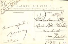 Vintage Postcard Warship Suffren Flagship Cuirasse has turrets