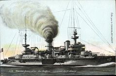 Vintage Postcard Warship Suffren Armours 1st class