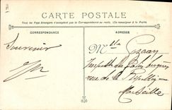 Vintage Postcard Warship Saint Louis Armours has turrets