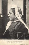 CPA Folklore Une jeune fille de Pont L'Abbe Finistere 